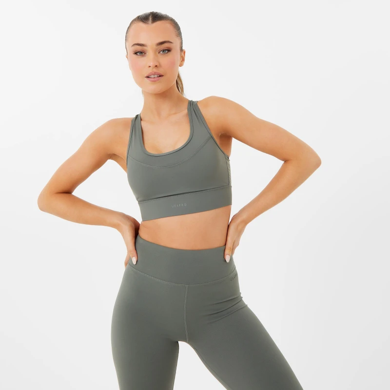 Image of USA Pro x Sophie Habboo High Support Bra - Green Green 8