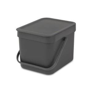 Image of Brabantia 6L Sort & Go Bin - Grey