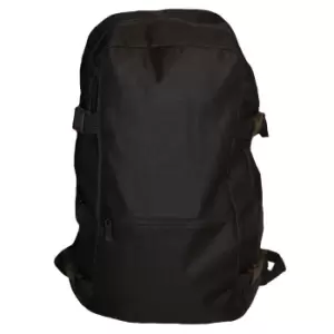 Image of SOLS Unisex Wall Street Padded Backpack (One Size) (Black)