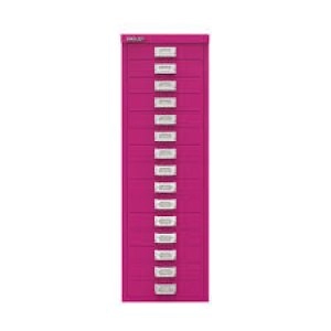 Image of Bisley 15 Drawer Cabinet Fuschia BY78743
