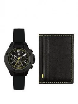 Image of Tikkers Tikkers Black Wallet And Kids Watch Gift Set