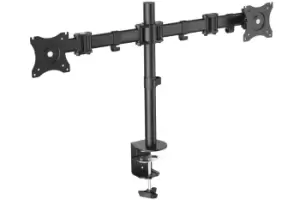 Image of Digitus Universal Dual Monitor Stand with clamp mount