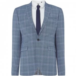 Image of Label Lab Elliot Skinny Fit Pow Check Suit Jacket
