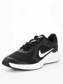 Image of Nike Downshifter 10 Childrens Trainers - Black/White, Size 10