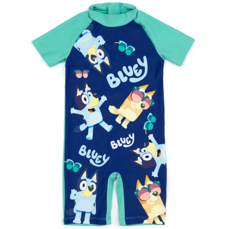 Image of Bluey 1 Piece Surf Suit Blue