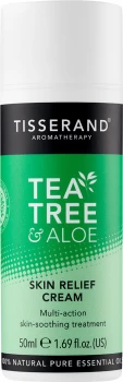 Image of Tisserand Aromatherapy Tea Tree & Aloe Skin Relief Cream 50ml