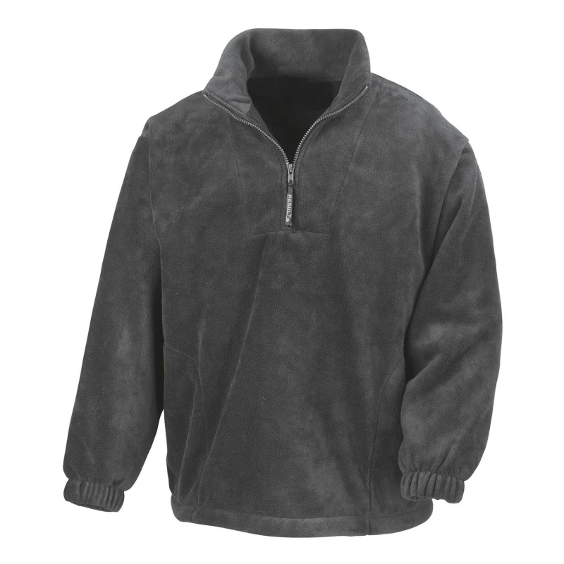 Image of Result Result Men Polartherm Fleece Top in Grey Size: X-Small Grey XS Male 5063527164339