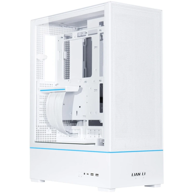 Image of Lian Li SUP-01 Small Form Factor Vertical Mesh Gaming Case - White