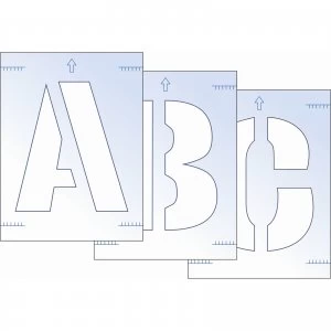 Image of Scan Letter Stencil Kit 300mm