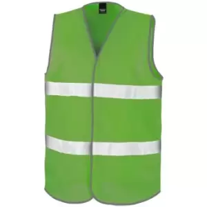 Image of Result Adults Unisex Safeguard Enhance Visibility Vest (S/M) (Lime) - Lime
