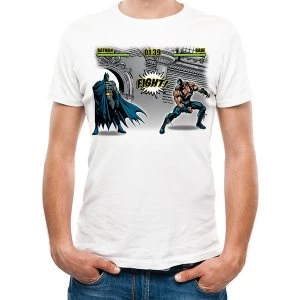 Image of Batman - Fight Mens Medium T-Shirt - White