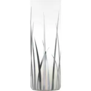 Image of Loops - Table Desk Lamp Colour Shade White Chrome Glass Painted Bulb E27 1x60W