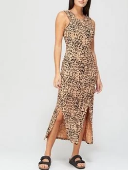 Image of Whistles Whistles Animal Printed Jersey Dress