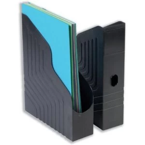 Image of Avery Original A4+ 440SX Plastic Magazine Rack Black