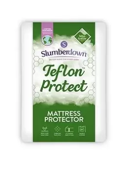 Image of Slumberdown Teflon Mattress Protector - White