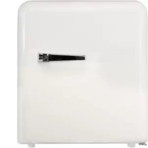 Image of S.i.a - Cream Retro Mini Fridge/Table top Drinks Cooler 45L - sia RFM44C