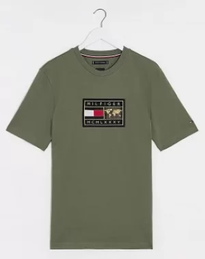 Image of Tommy Hilfiger Icon Earth Badge T-Shirt
