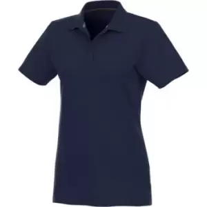 Image of Elevate Womens/Ladies Helios Short Sleeve Polo Shirt (L) (Navy)