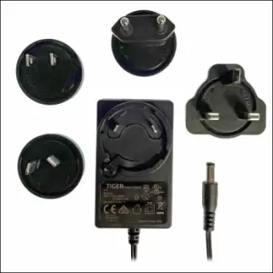 Image of TP1128 5vdc 3A uk eu usa au power supply 2.1mm - Tiger Power Supplies