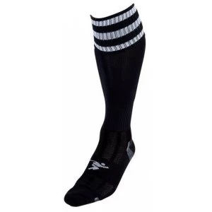 Image of PT 3 Stripe Pro Football Socks Mens Black/White