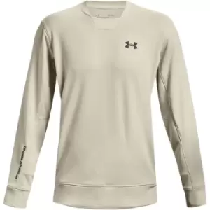 Image of Under Armour Terry Crew Sweatshirt Mens - Brown