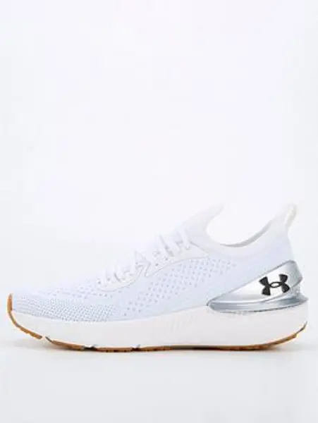 Image of Under Armour Mens Running Shift Trainers - White Size 12, Men