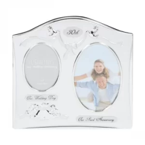 Image of Double Aperture 30th Anniversary Photo Frame