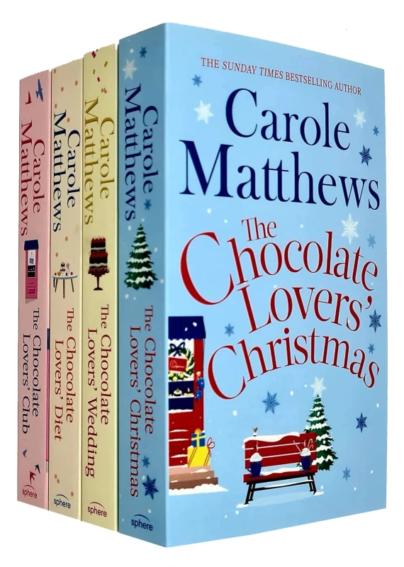 Image of Carole Matthews Chocolate Lovers Series 4 Book Collection Christmas Wedding Diet Club Carole Matthews Books