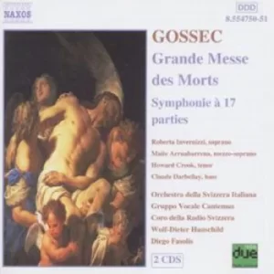 Image of Grande Messe des Morts by Francois-Joseph Gossec CD Album
