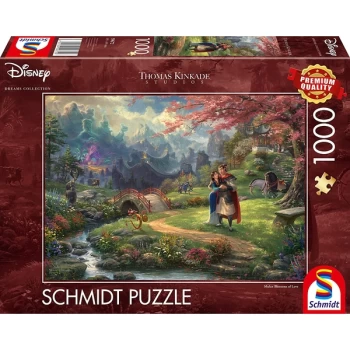 Image of Thomas Kinkade: Mulan Blossoms of Love (2021 Edition) - 1000 Pieces