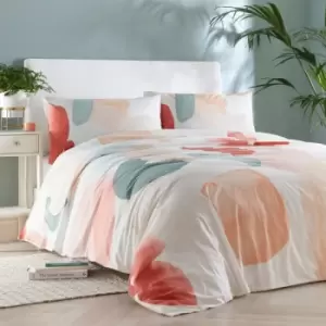 Image of Drift Forward Splash Watercolour Print Reversible Eco-Friendly Duvet Cover Set, Multi, Double