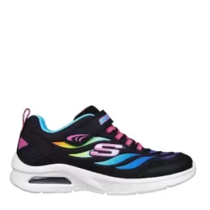 Image of Skechers Microspec Max Airy Colour Jnr Trainers - Black