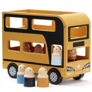 Image of Kids Concept Double Decker Bus - Yellow
