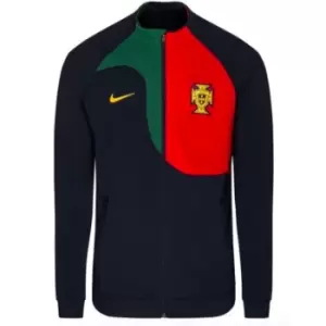 Image of 2022-2023 Portugal Academy Knit Football Jacket (Obsidian)