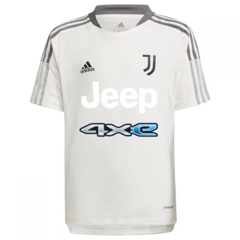 Image of adidas Juventus Training Top 2021 2022 Junior - White
