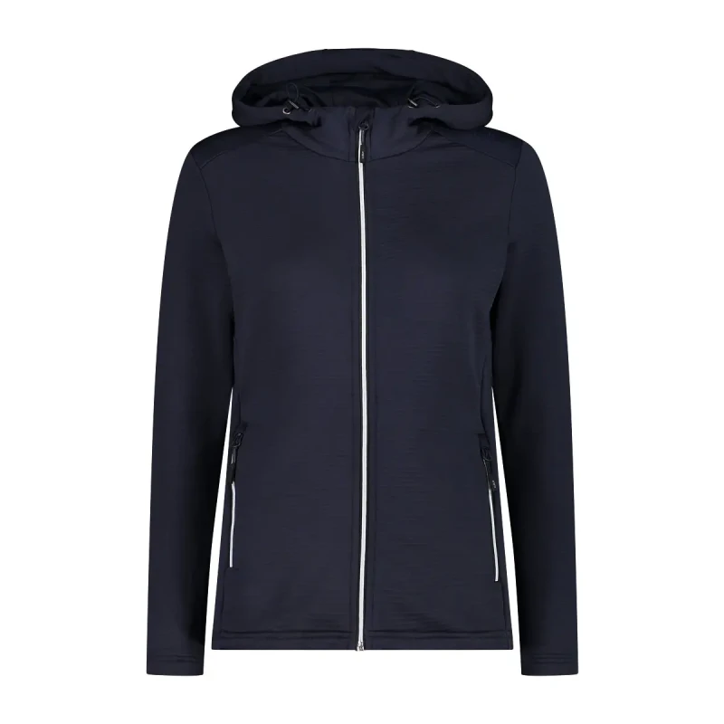 Image of Womens hooded fleece CMP Bleu Female 2XL