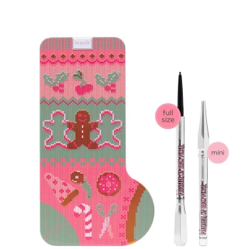 Image of benefit Merry 'N Precise Ultra Fine Eyebrow Pencil Duo (Various Shades) - 5 Warm Black-Brown