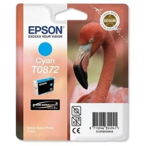 Image of Epson Flamingo T0872 Cyan Ink Cartridge