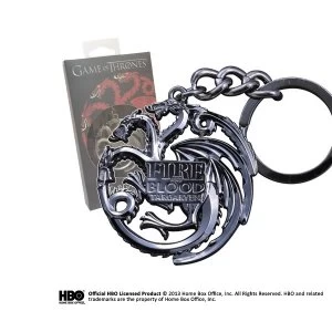Image of Game of Thrones Targaryen Sigil Keychain