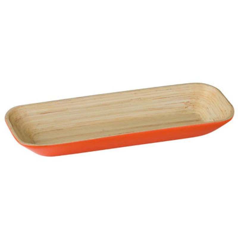 Image of Premier Housewares Kyoto Large Tray, Durable and Lightweight Orange