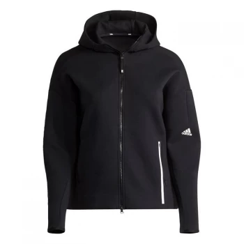 Image of adidas Z.N.E. Sportswear Hoodie (Plus Size) Womens - Black