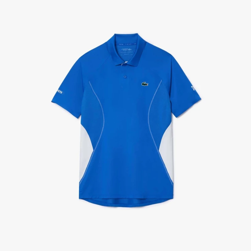 Image of Lacoste Tennis x Novak Djokovic Regular-Fit Polo Shirt Blue male XS