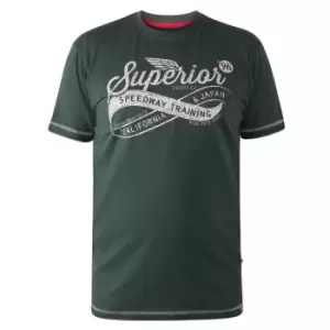 Image of Duke Mens Whitechapel D555 Superior Speedway T-Shirt (5XL) (Green)