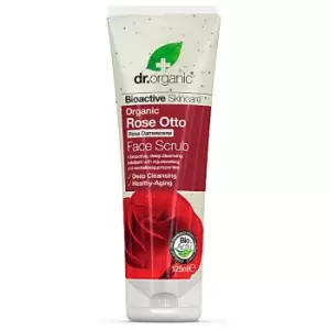 Image of Dr Organic Rose Otto Face Scrub