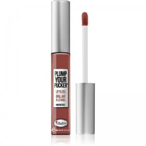 Image of theBalm Plump Your Pucker Lip Gloss With Marine Collagen Shade Exaggerate 7ml