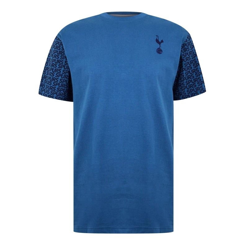 Image of Source Lab Tottenham Hotspur Graphic T-Shirt Adults - Blue Blue S