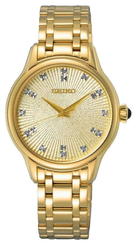 Image of Seiko SRZ552P1 Classic Crystal Quartz (29.5mm) Sparkling Watch