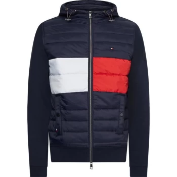 Image of Tommy Hilfiger Flag Media Jacket - Desert Sky DW5