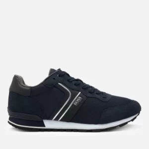 Image of Hugo Boss Parkour Runner Trainers Dark Blue Size 7 Men