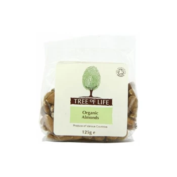 Image of Organic Almonds - Whole - 125g x 6 - 85321 - Tree Of Life